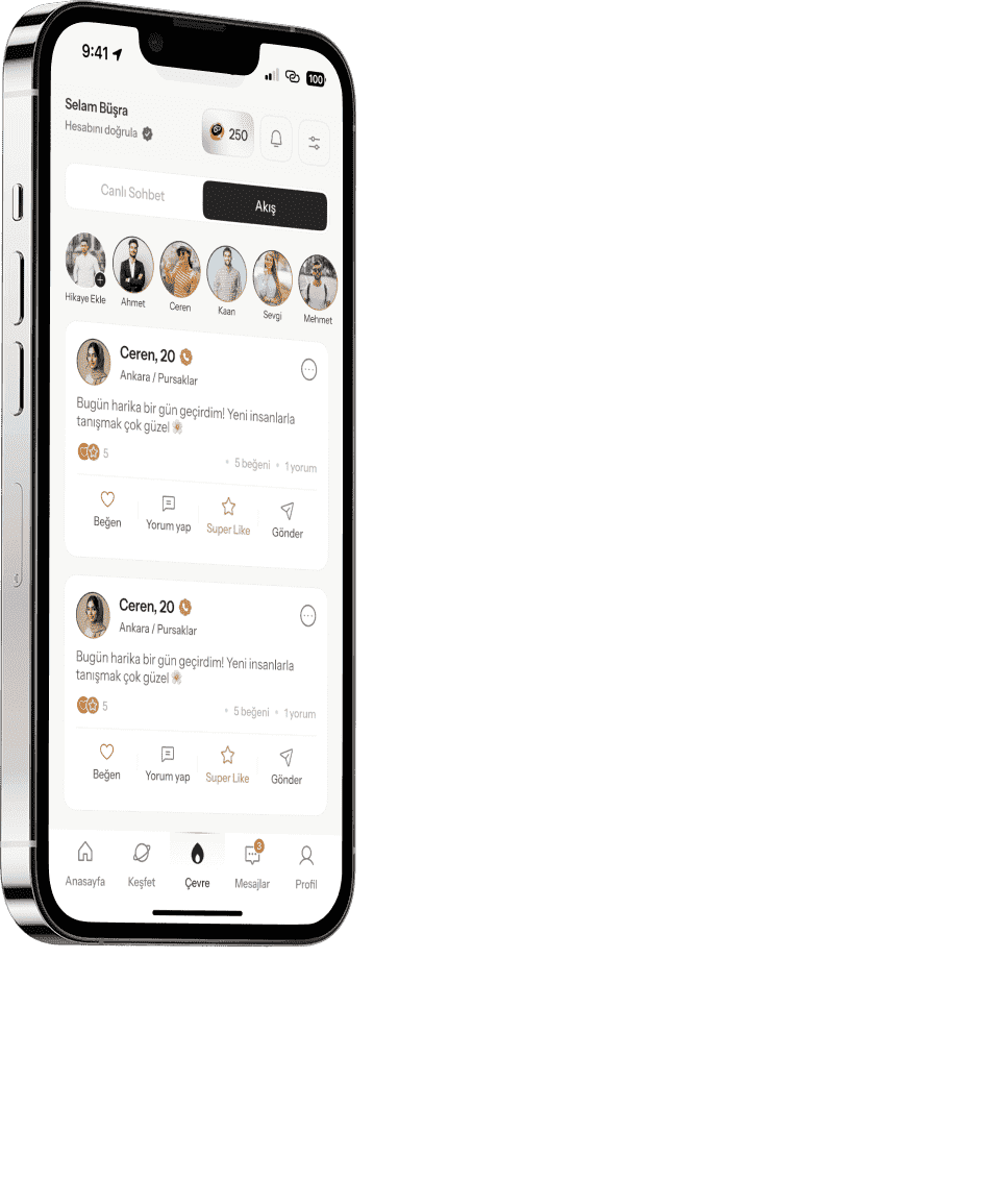 Cennet App Screenshots left